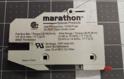 MARATHON SPECIAL PRODUCTS PV10BW / PV10BW New