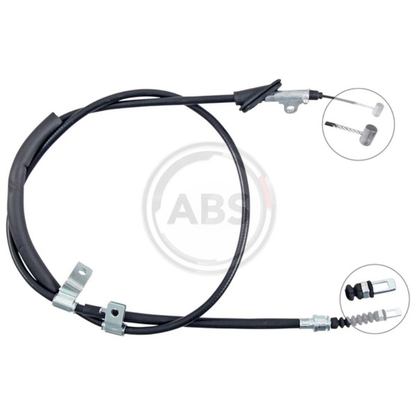 A.B.S. Handbremsseil Bremsseil Rechts Passend FüR Honda Accord VI Coupe-image