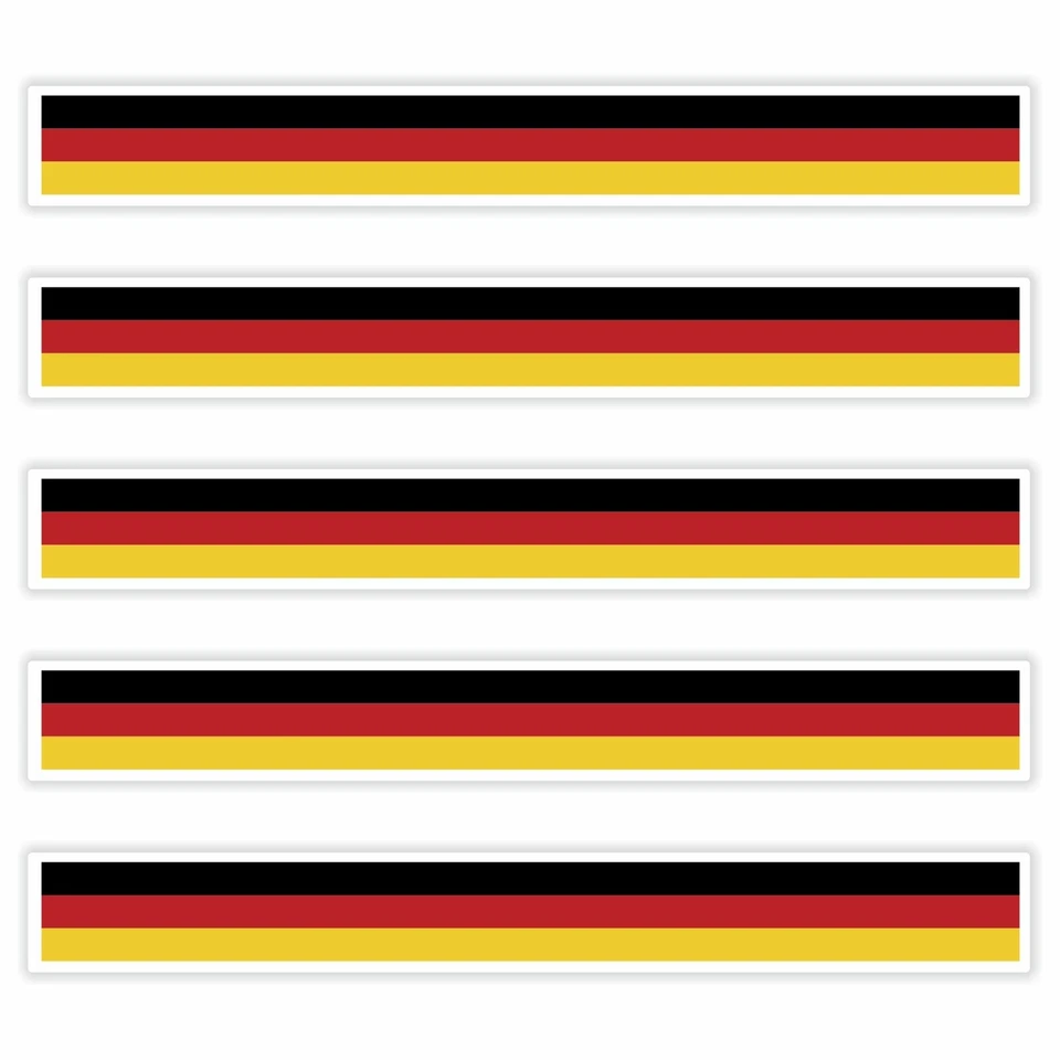 DEUTSCHLAND Aufkleber Auto Fahne Flagge KFZ Motorrad Boot FanShirt - Bild 1 von 1