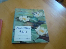 BEATRIX POTTER ART ANNE HOBBS 1989 HC DJ PAINTINGS DRAWINGS