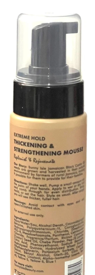 Pure Chebe extreme hold thickening & strengthening mousse - Image 2 of 3
