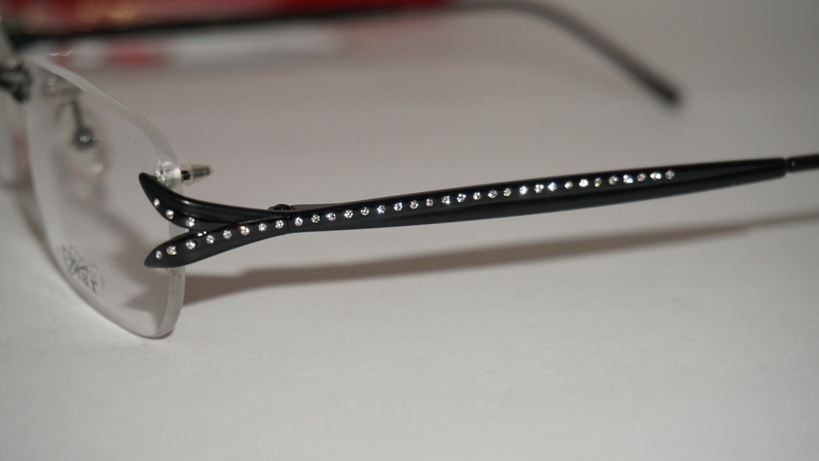 Caviar Eyeglasses New Black Rimless Austrain Crystals M2305 C24 54 16 ...