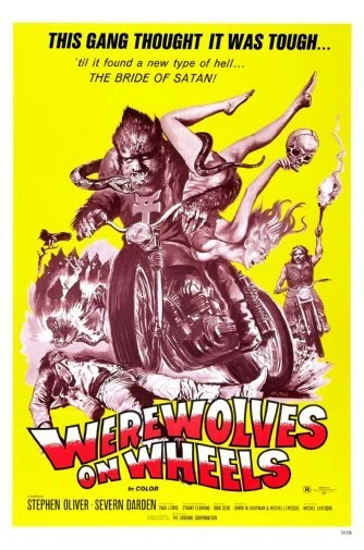 EB POSTERS Werewolves On Wheels Movie Poster 24inx36in