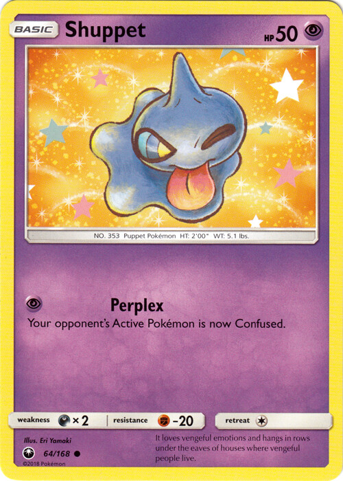 Shuppet - 64/168 - Common Pokemon NM-Mint Celestial Storm