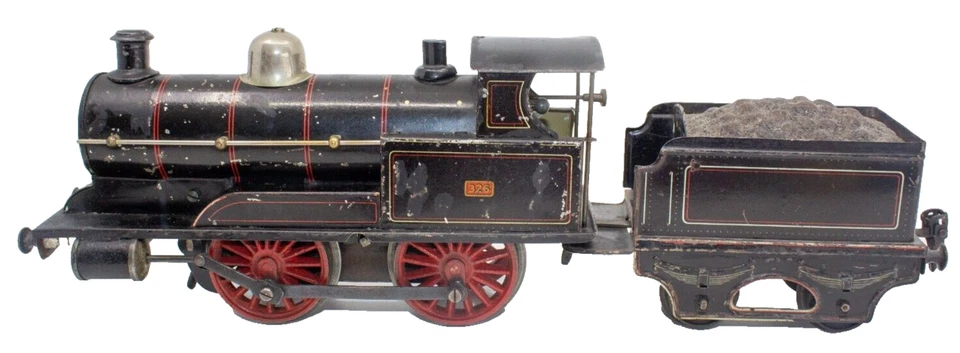 1920's  Märklin 1-GAUGE #325 Clockwork Locomotive | Large Size - Image 4 of 4