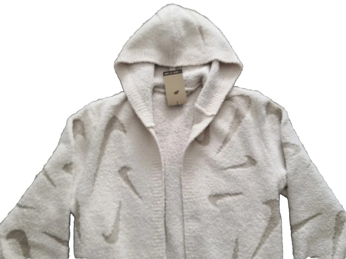 Nike Sportswear Phoenix Cozy Boucle Long Knit Cardigan Size Medium