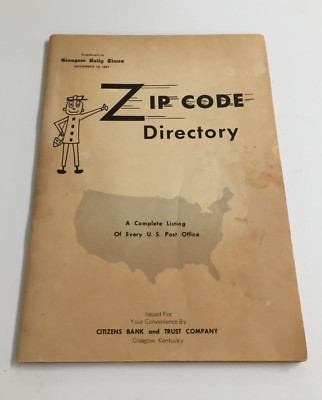 Zip Code Directory US Postal Service 1967