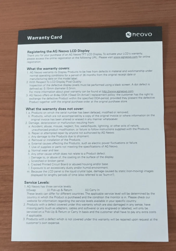 AG Neovo LCD Driver CD for Windows XP / Vista / Mac OS X - U-Series - Image 2 of 2