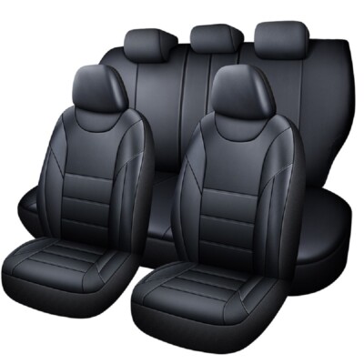 For Chevrolet Malibu 5-Seat Waterproof  Faux Leather Car Seat Covers - Full Set 