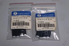 LOT OF 2 Graphic Controls Black Marker for Houston Instrument Devices