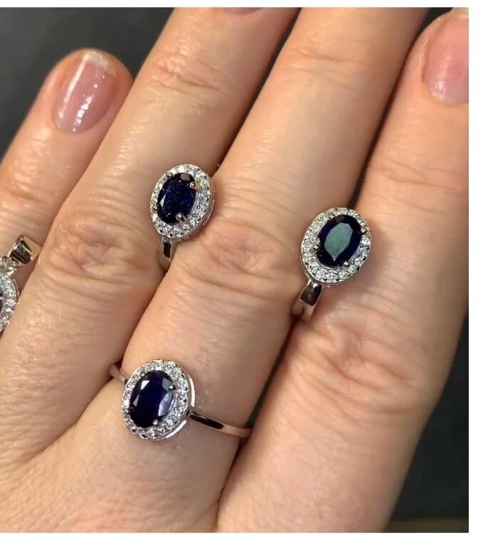 VETEMENTS Gioielli in argento da donna set di gioielli in argento 925 set fatto a mano argento vintage