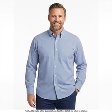 Brooks Brothers Regent Fit Shirt Mens 18 34 Blue Check Non Iron Supima Cotton