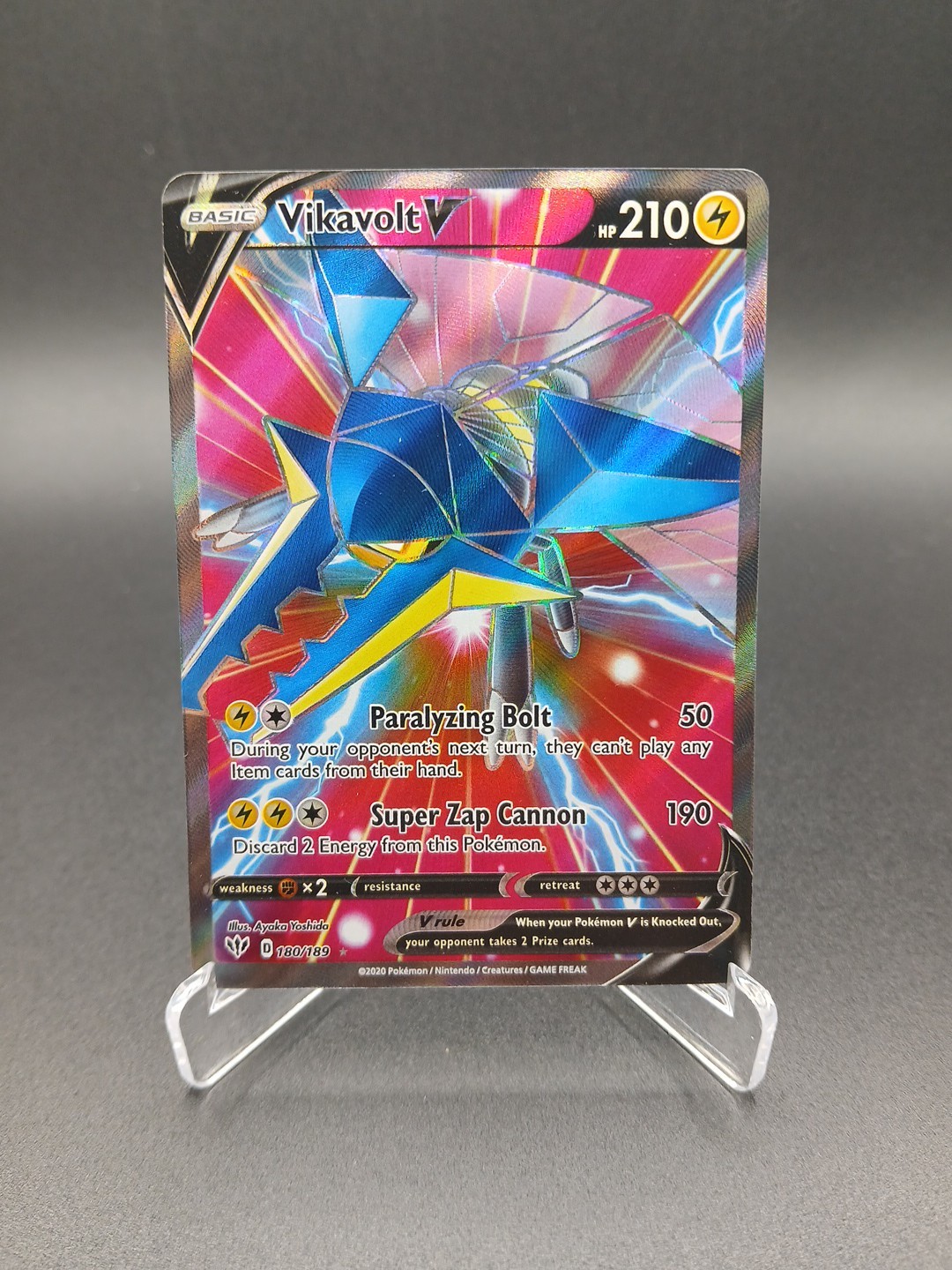 Vikavolt V 180/189 Full Art Pokemon Darkness Ablaze Pokemon NM