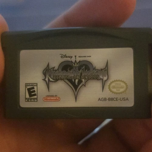 Disney Kingdom Hearts Chain of Memories Nintendo Game Boy Advance Cartridge