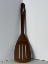King Kraft Vintage Brown Slotted Spatula Made In USA 10.75โ