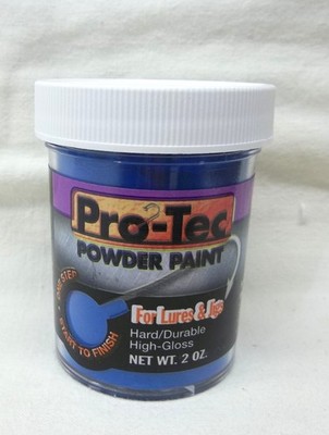 Pro-Tec Powder Paint Jigs & Lures High Gloss/Hard/Durable 2oz. Blue