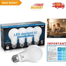 Bright  Efficient Great Eagle A19 LED Bulbs - 5000K Daylight, Saves 85 Energy