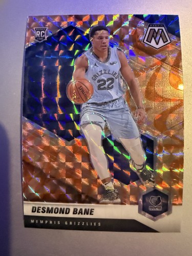 Desmond Bane 2020-21 Panini Mosaic Reactive Orange Prizm #211 Rookie Card RC