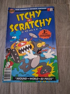 Itchy & Scratchy アメコミ 1994年版/3冊セット Itchy & Scratchy