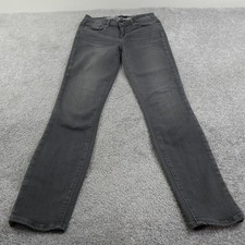 Paige Womens 26 Verdugo Ankle Skinny Jeans Gray Stretch Denim USA Made