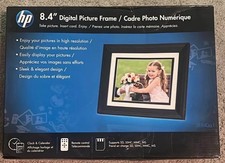 HP 8.4  LCD Digital Picture Frame W/ Remote And SD Card Slot