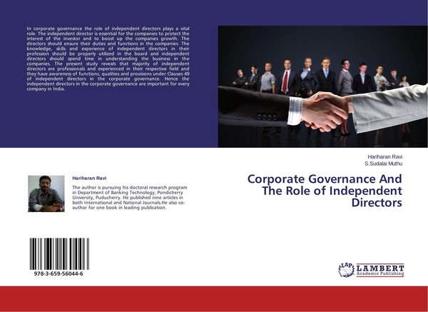 Corporate Governance And The Role Of Independent Directors Hariharan Ravi-image