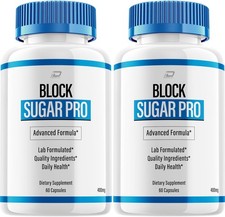 (2 Pack) Block Sugar Pro Capsules – BlockSugarPro All Natural Glycogen Support