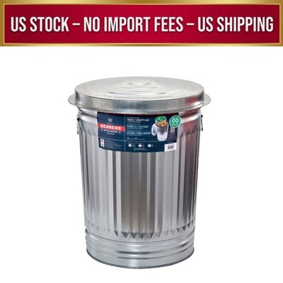 Behrens 31-Gallon Steel Trash Can