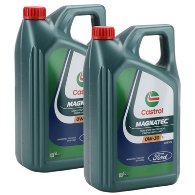 10L 10 Liter ORIGINAL Ford CASTROL MAGNATEC 0W-30 D Motoröl WSS-M2C950-A 15F60C
