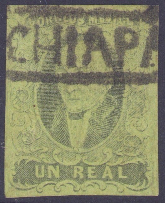 sr20 #7b 1R (Chiapas)/ Chiapas sz 119 30pts VF est $40-60 Great Postmark