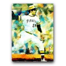 Steve Blass #3 Art Card Limited 25/50 Edward Vela Signed (Pittsburgh Pirates)