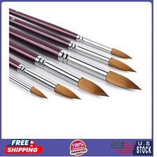 Kolinsky Watercolor Brush Set Pure Kolinsky Sable Hair Pointed Round