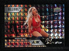 2024 Upper Deck Allure AEW In Action Purple Diamond 3/10 Mariah May #IA-13 18rb