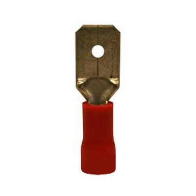 A-R16-AI Male Disconnects, Insulated, Wire Size 22-16, Tab Size .250, 10 Pk