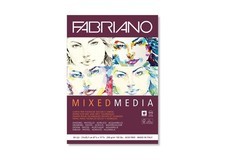 Fabriano Mixed Media Pad, 40 Sheets, 250 GSM, 9" x 12" A4