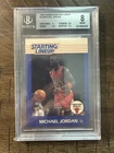 1988 Kenner Starting Lineup #39 Michael Jordan BGS 8.0  CARD ONLY