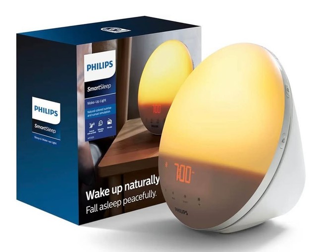 Philips Wake Up Light White 5 Natural Alarm Sounds