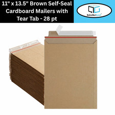 Rigid Photo Document Mailers Shipping Envelopes Kraft 200 Pieces 11" x 13.5"