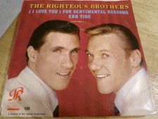 Lot of (13) The Righteous Brothers 45s - Various labels   (4) w/PS  (2) promos