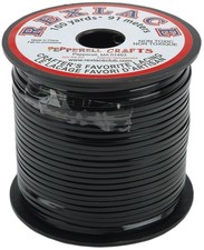 Pepperell RX100-14 Rexlace Plastic Lacing .0938"X100yd-Black 3Pk 