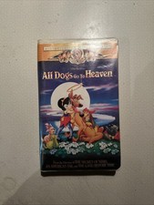 All Dogs Go to Heaven VHS 1989 Don Bluth MGM UA Family Entertainment
