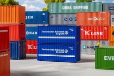 Faller 182005-20' Container THW, Set of 2 - Track Gauge H0