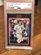 2025 Topps Archives - 2005 Topps Ben Rice #218 Black Foilboard (RC)