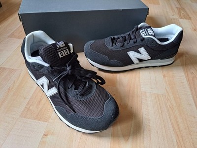 New Balance Herren 515 Schuh Schwarz Wildleder Mesh Innensohle Sneaker EU 47.5