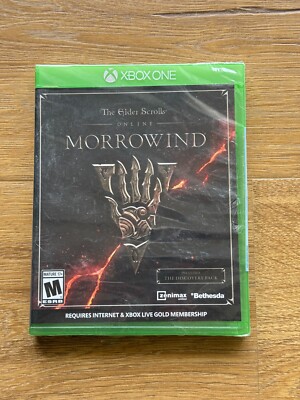 Microsoft Xbox One - Elder Scrolls Online: Morrowind New Sealed, tears in shrink