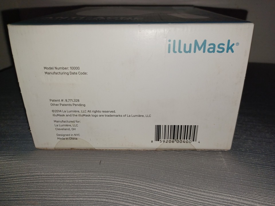 illuMask AntiAcne Light Therapy Mask Model 10000 eBay
