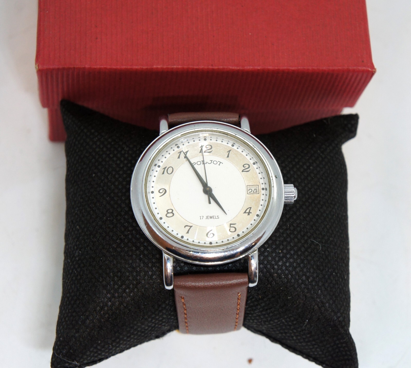 RARE DIAL! POLJOT 2614 Soviet Men's Mechanical Watch Wristwatch