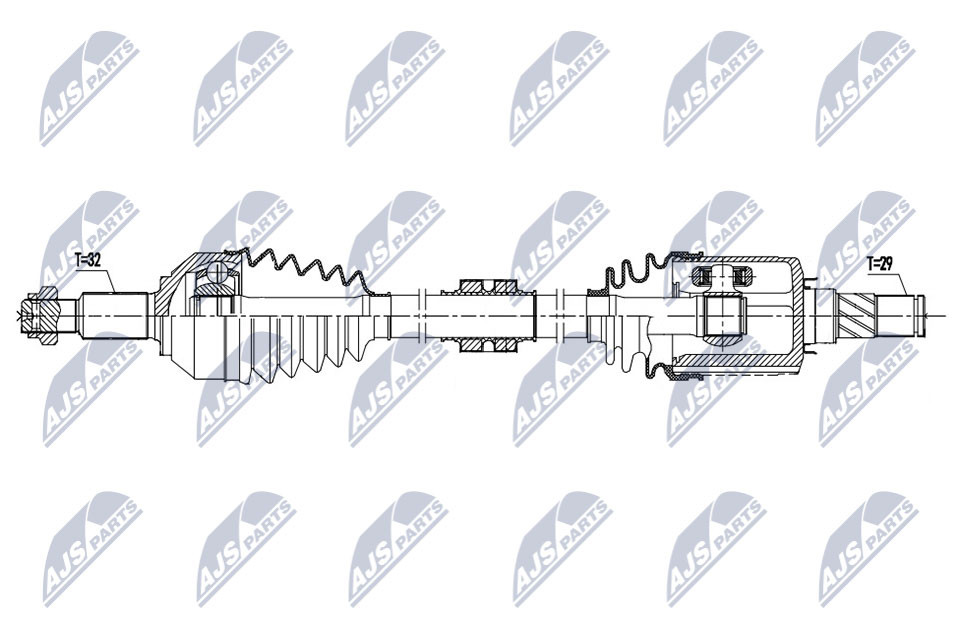 N.T.Y. NPW-NS-120.NTY Drive Shaft for INFINITI,NISSAN - Image 7