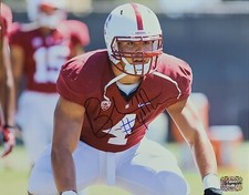 Blake Martinez Stanford Cardinals Packers Autographed 8x10 Photo w/ AAA COA