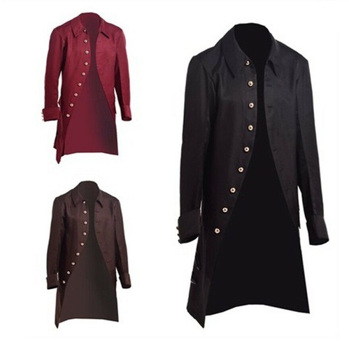 Gothic Steampunk Trench Jacket Coat | eBay
